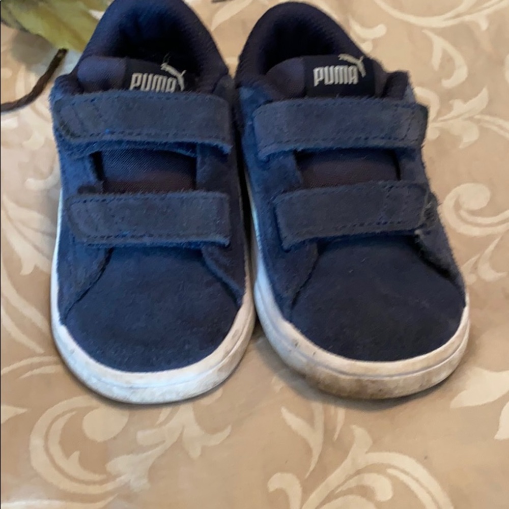 Navy Pumas Size Boy 7C - Picture 6 of 8